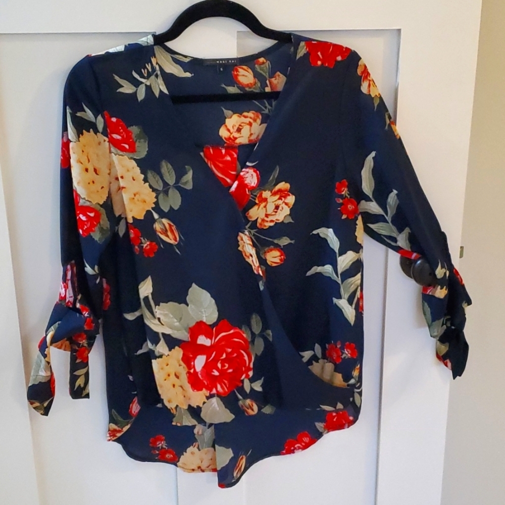 Stitch Fix floral blouse